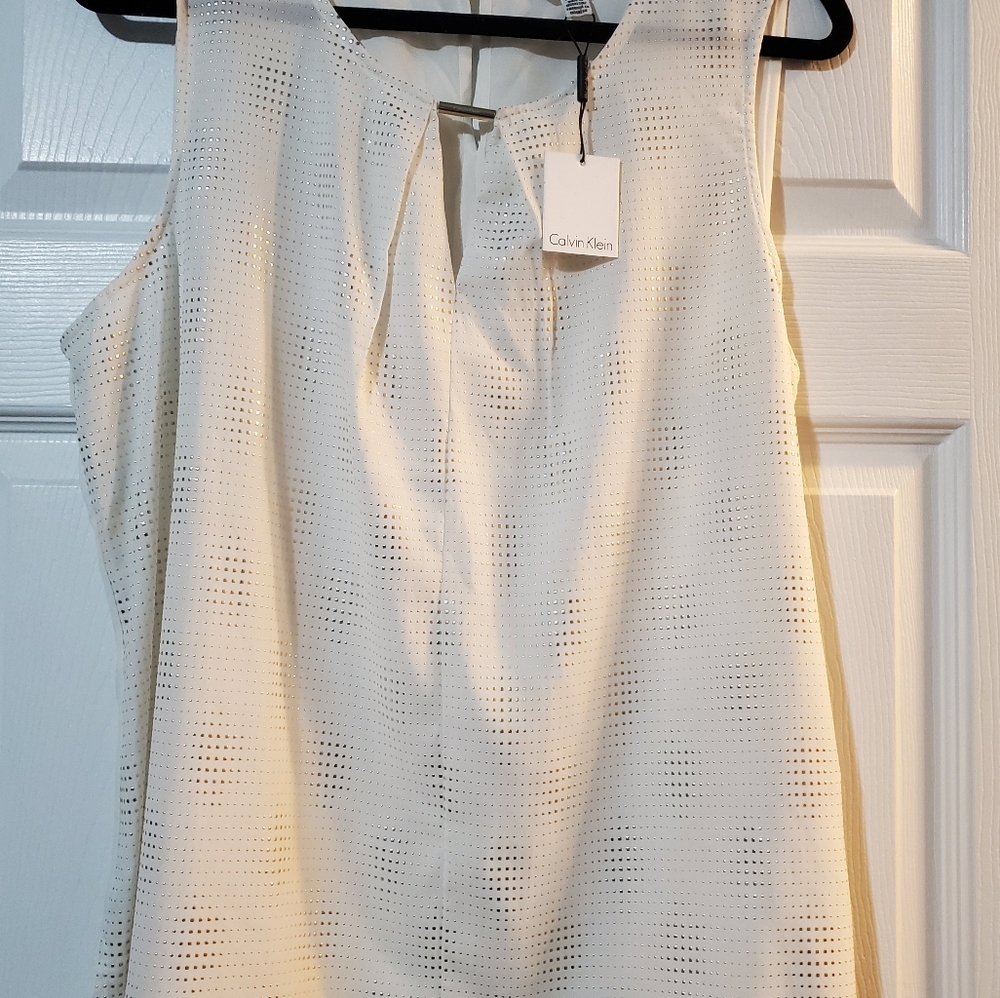 Dressy sleeveless shell top